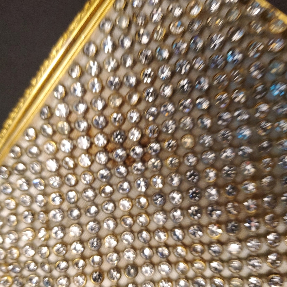 Vintage Birks Rhinestone Evening Purse - Picture 12 of 12